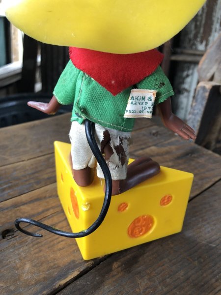画像5: 70s Vintage R.Dakin W/Bank Figure Looney Tunes Speedy Gonzales (R725)  (5)