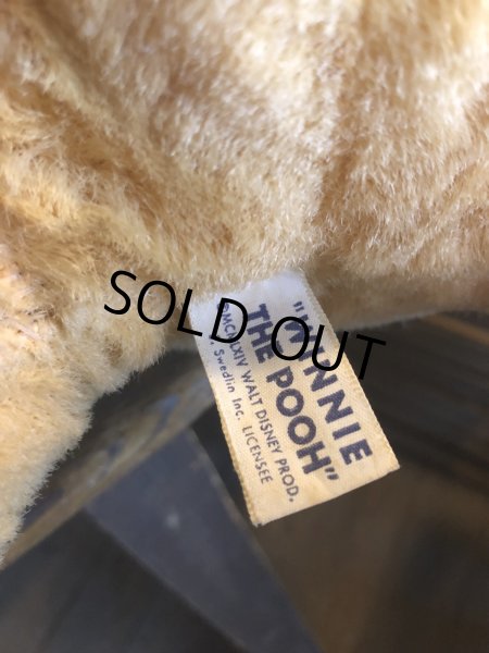 画像5: 60s Vintage Gund J Swedlin Walt Disney Winnie the Pooh Plush Doll (R724) (5)
