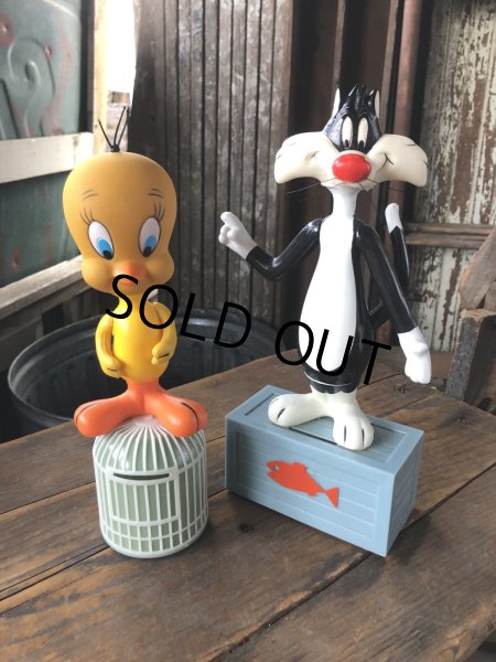 画像12: 70s Vintage R.Dakin W/Bank Figure Looney Tunes Tweety (R727)  (12)