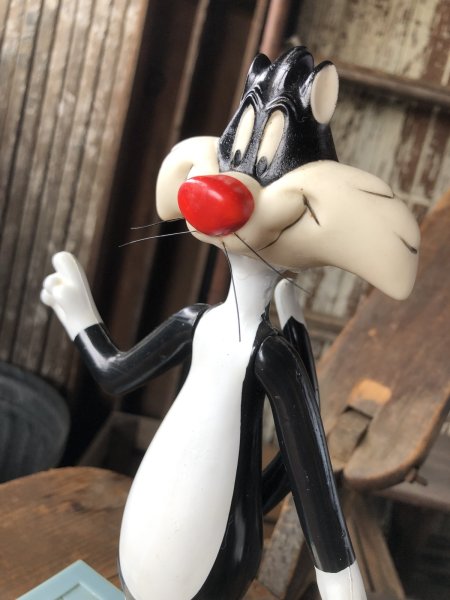 画像10: 70s Vintage R.Dakin W/Bank Figure Looney Tunes  Sylvester (R728)  (10)