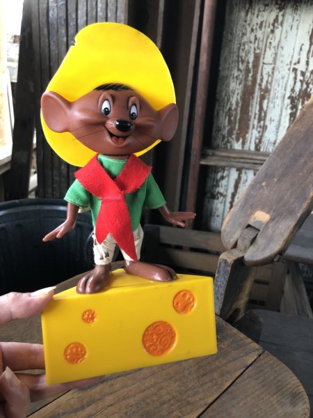 画像13: 70s Vintage R.Dakin W/Bank Figure Looney Tunes Speedy Gonzales (R725)  (13)