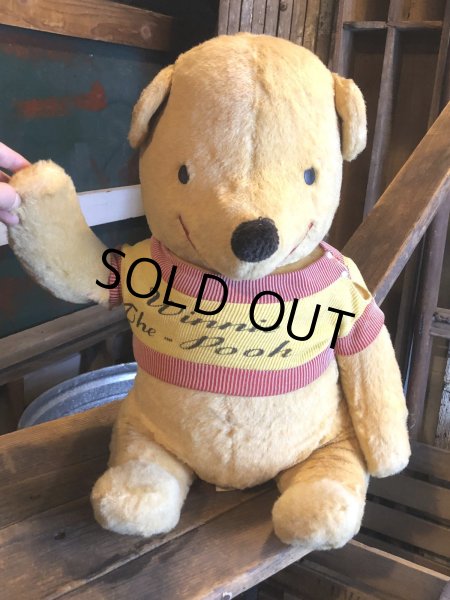 画像10: 60s Vintage Gund J Swedlin Walt Disney Winnie the Pooh Plush Doll (R724) (10)