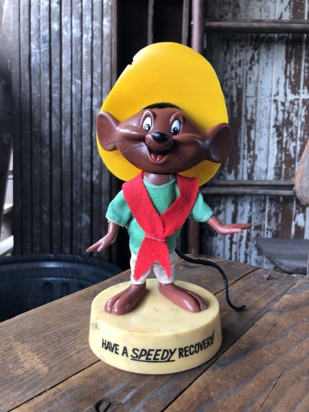 画像1: 70s Vintage R.Dakin Goofy Grams Figure Looney Tunes Speedy Gonzales (R730)  (1)