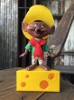 画像1: 70s Vintage R.Dakin W/Bank Figure Looney Tunes Speedy Gonzales (R725)  (1)