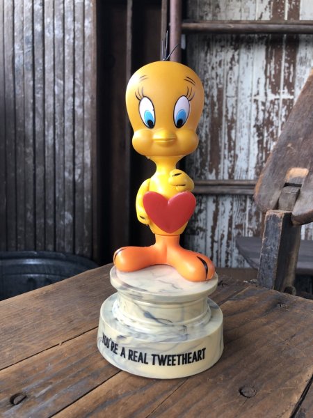 画像1: 70s Vintage R.Dakin Goofy Grams Figure Looney Tunes Tweety (R731)  (1)