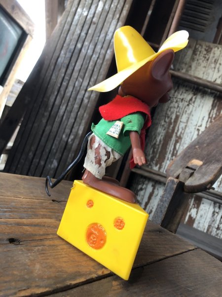 画像6: 70s Vintage R.Dakin W/Bank Figure Looney Tunes Speedy Gonzales (R725)  (6)