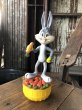画像1: 70s Vintage R.Dakin W/Bank Figure Looney Tunes Bugs Bunny (R729)  (1)