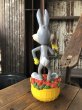 画像3: 70s Vintage R.Dakin W/Bank Figure Looney Tunes Bugs Bunny (R729)  (3)
