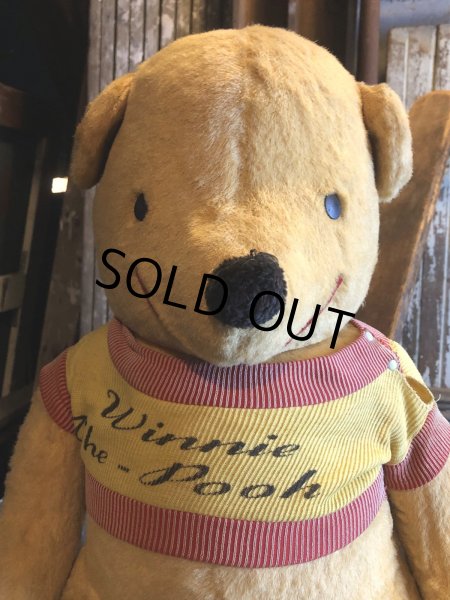 画像2: 60s Vintage Gund J Swedlin Walt Disney Winnie the Pooh Plush Doll (R724) (2)
