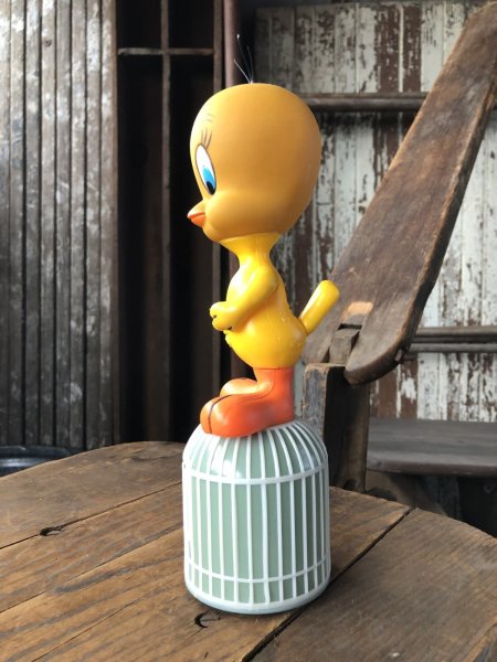 画像2: 70s Vintage R.Dakin W/Bank Figure Looney Tunes Tweety (R727)  (2)