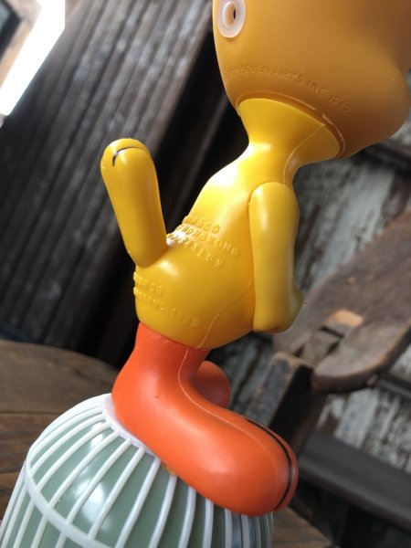 画像4: 70s Vintage R.Dakin W/Bank Figure Looney Tunes Tweety (R727)  (4)