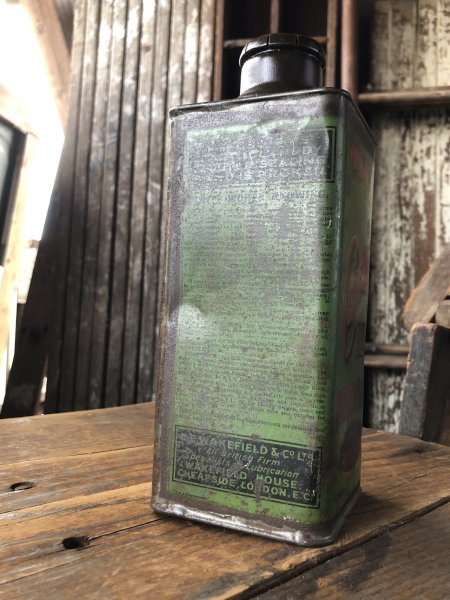 画像6: 20s Antique WAKEFIELD Castrol Motor Oil Can (R753) (6)