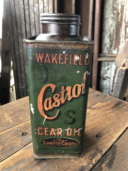 画像5: 20s Antique WAKEFIELD Castrol Gear Oil Can (R752) (5)