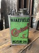 画像1: 20s Antique WAKEFIELD Castrol Motor Oil Can (R751) (1)