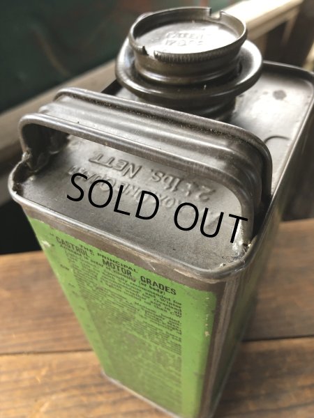 画像10: 20s Antique WAKEFIELD Castrol Motor Oil Can (R751) (10)