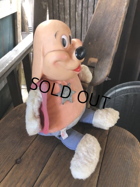 画像2: 60s Vintage IDEAL Terry Toons Deputy Dawg Rubber Face Doll (R764)  (2)
