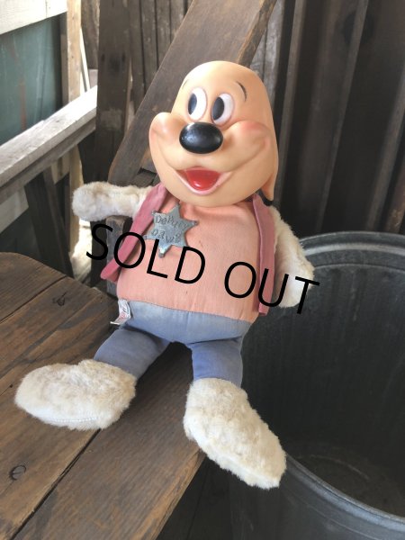 画像1: 60s Vintage IDEAL Terry Toons Deputy Dawg Rubber Face Doll (R764)  (1)
