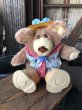 画像3: 80s Vintage Hattie Furskin Bear Plush Doll Coleco (R769)  (3)