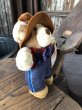 画像2: 80s Vintage Farrell Furskin Bear Mini Plush Doll Wendy's (R767)  (2)