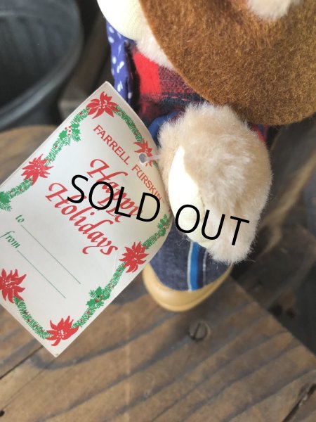 画像5: 80s Vintage Farrell Furskin Bear Mini Plush Doll Wendy's (R767)  (5)