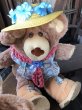 画像14: 80s Vintage Hattie Furskin Bear Plush Doll Coleco (R769)  (14)