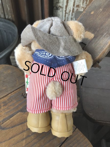画像3: 80s Vintage Dudley Furskin Bear Mini Plush Doll Wendy's (R765)  (3)