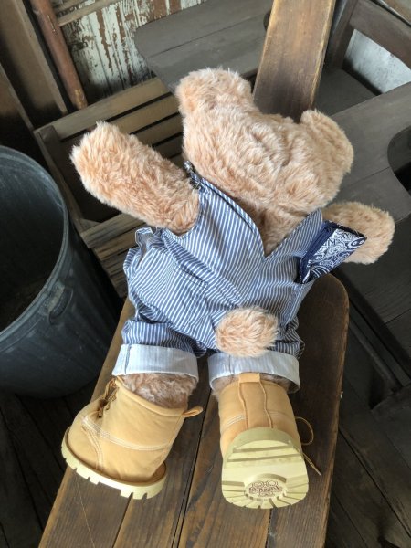 画像16: 80s Vintage Dudley Furskin Bear Plush Doll Coleco (R771)  (16)