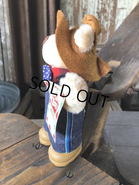 画像4: 80s Vintage Farrell Furskin Bear Mini Plush Doll Wendy's (R767)  (4)
