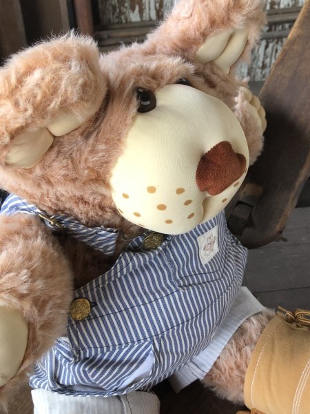 画像7: 80s Vintage Dudley Furskin Bear Plush Doll Coleco (R771)  (7)