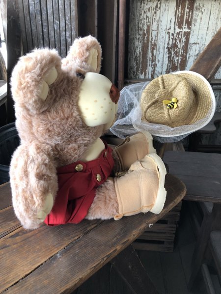 画像5: 80s Vintage Boone Furskin Bear Plush Doll Coleco (R770)  (5)