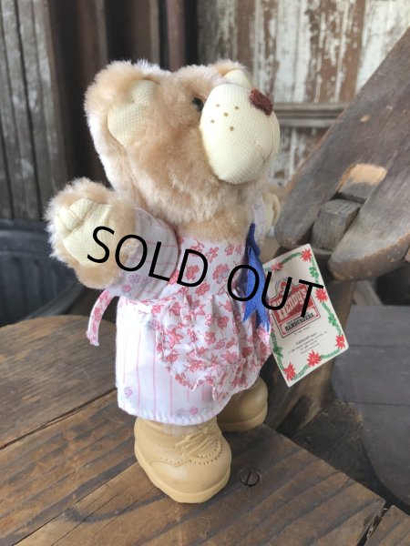 画像2: 80s Vintage Hattie Furskin Bear Mini Plush Doll Wendy's (R768)  (2)
