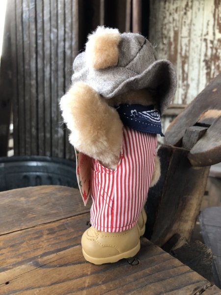 画像4: 80s Vintage Dudley Furskin Bear Mini Plush Doll Wendy's (R765)  (4)