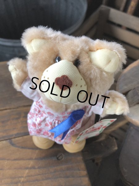 画像6: 80s Vintage Hattie Furskin Bear Mini Plush Doll Wendy's (R768)  (6)
