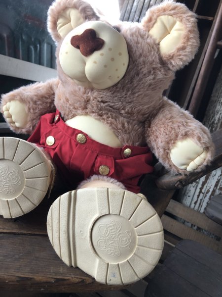 画像10: 80s Vintage Boone Furskin Bear Plush Doll Coleco (R770)  (10)