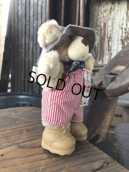 画像2: 80s Vintage Dudley Furskin Bear Mini Plush Doll Wendy's (R765)  (2)