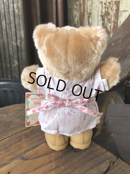 画像3: 80s Vintage Hattie Furskin Bear Mini Plush Doll Wendy's (R768)  (3)