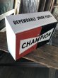 画像4: Vintage CHAMPION SPARK PLUG Service Station Advertising Metal Parts Cabinet (R772) (4)