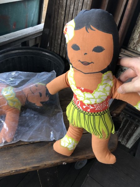 画像9: 70s Vintage Advertising C&H Sugar Kids Hawaiian Rag Dolls SET (R773) (9)