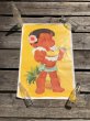 画像1: 70s Vintage Dole Kids Hawaiian Pineapple Advertising Store Display Poster (R776) (1)