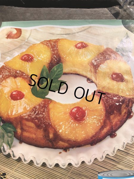 画像7: 70s Vintage Dole Hawaiian Pineapple Advertising Store Display Poster (R774) (7)