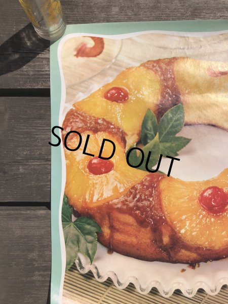 画像4: 70s Vintage Dole Hawaiian Pineapple Advertising Store Display Poster (R774) (4)