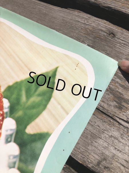 画像3: 70s Vintage Dole Hawaiian Pineapple Advertising Store Display Poster (R774) (3)