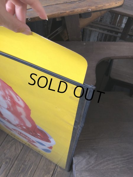 画像11: 60s Vintage Dairy Queen Cherry Sundae Advertising Store Display Poster (R779) (11)