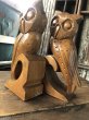 画像9: Vintage Alii Woods Genuine Monkey Pod Owl Bookend (R780)  (9)