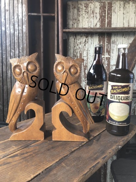 画像15: Vintage Alii Woods Genuine Monkey Pod Owl Bookend (R780)  (15)