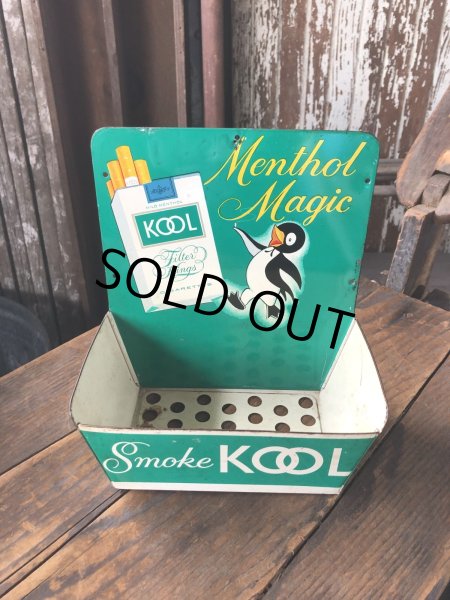 画像1: 50s Vintage KOOL Cigarettes Advertising Willie the Penguin Match Book Holder (R784) (1)