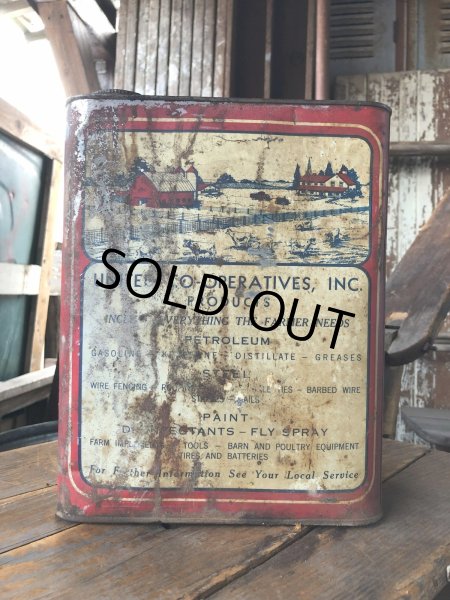 画像4: Vintage Oil Can CO-OP Bureau-Penn Motor Oil 2GL (R790) (4)