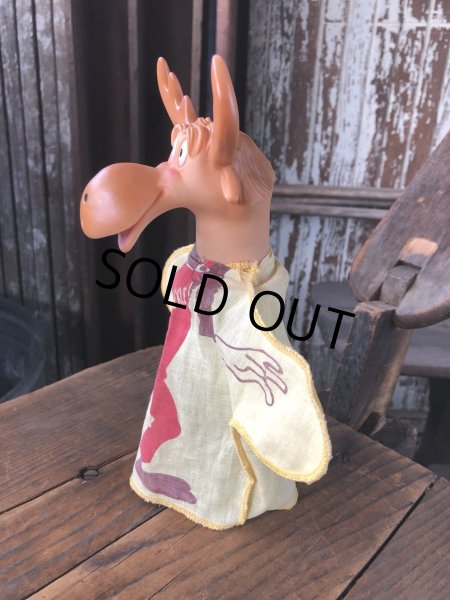 画像3: 60s Vintage Terry Toons Bullwinkle Hand Puppet (R788) (3)