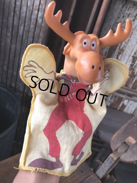 画像9: 60s Vintage Terry Toons Bullwinkle Hand Puppet (R788) (9)