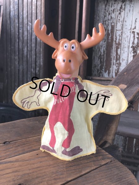 画像1: 60s Vintage Terry Toons Bullwinkle Hand Puppet (R788) (1)